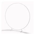 White Round Arch Frame 2.4m