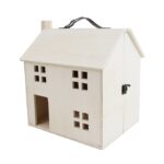 Wooden Dollhouse 32.5 x 27cm
